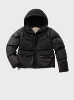 TEN C - WIND COMBO DOWN ANORAK - Black - TEN C