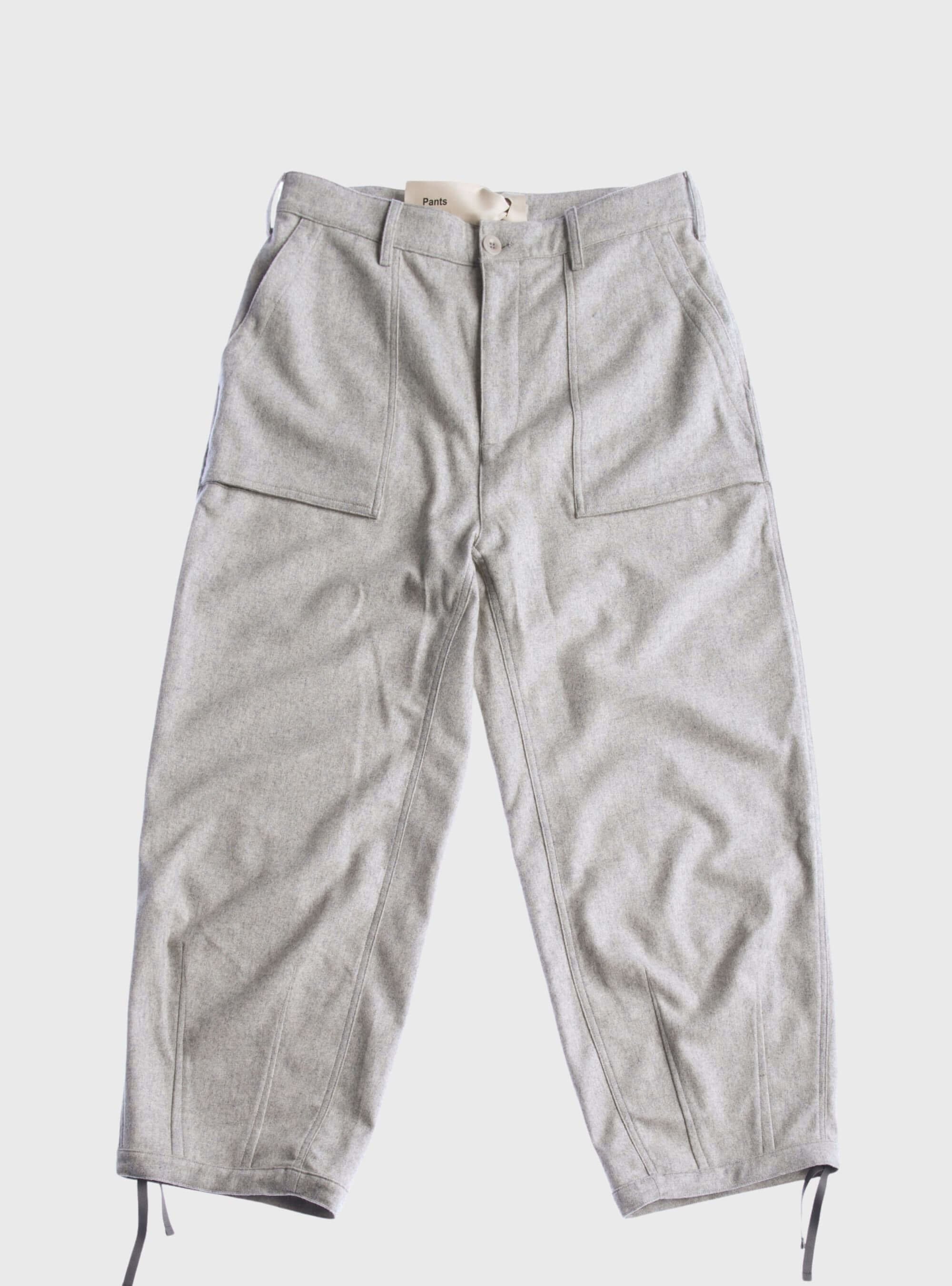 TEN C - PARACHUTE TROUSERS - Grey Flint - TEN C